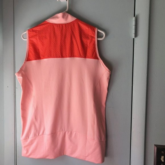 Women's Adidas Golf Technical Lightweight Wind Vest Haze Coral Medium NEW - Picture 5 of 7